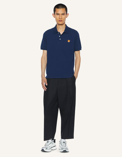 MAISON KITSUNE FOX HEAD REGULAR POLO-CLASSIC NAVY