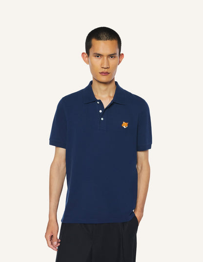 MAISON KITSUNE FOX HEAD REGULAR POLO-CLASSIC NAVY