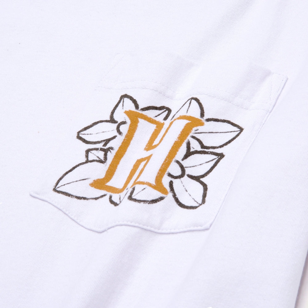 FLORAL POCKET SS TEE