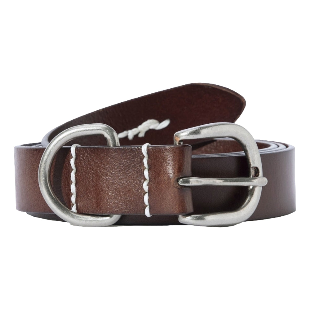 MADNESS GENUINE COWHIDE LEATHER BELT-BROWN