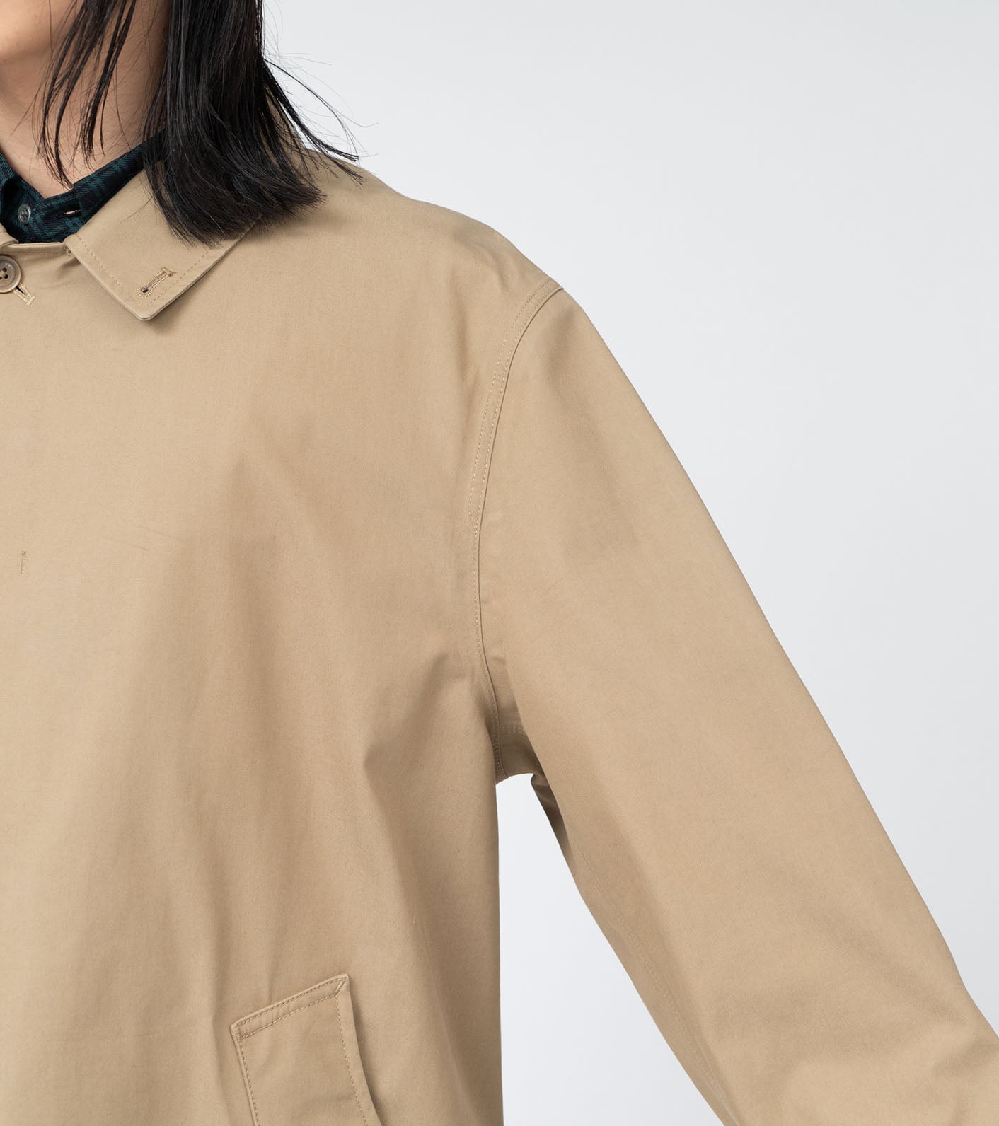 Nanamica GORE-TEX SOUTIEN COLLAR COAT-BEIGE