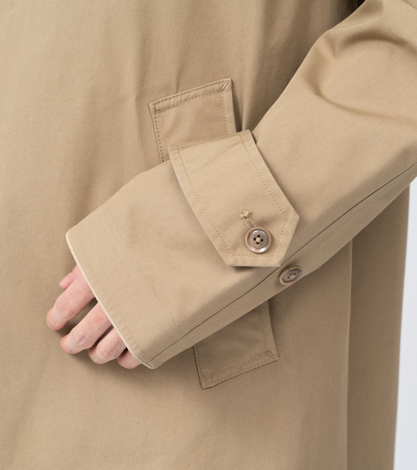 Nanamica GORE-TEX SOUTIEN COLLAR COAT-BEIGE