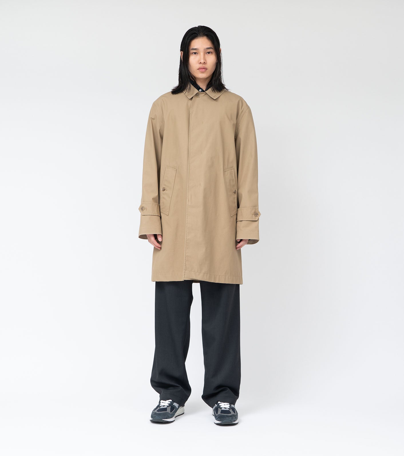 Nanamica GORE-TEX SOUTIEN COLLAR COAT-BEIGE