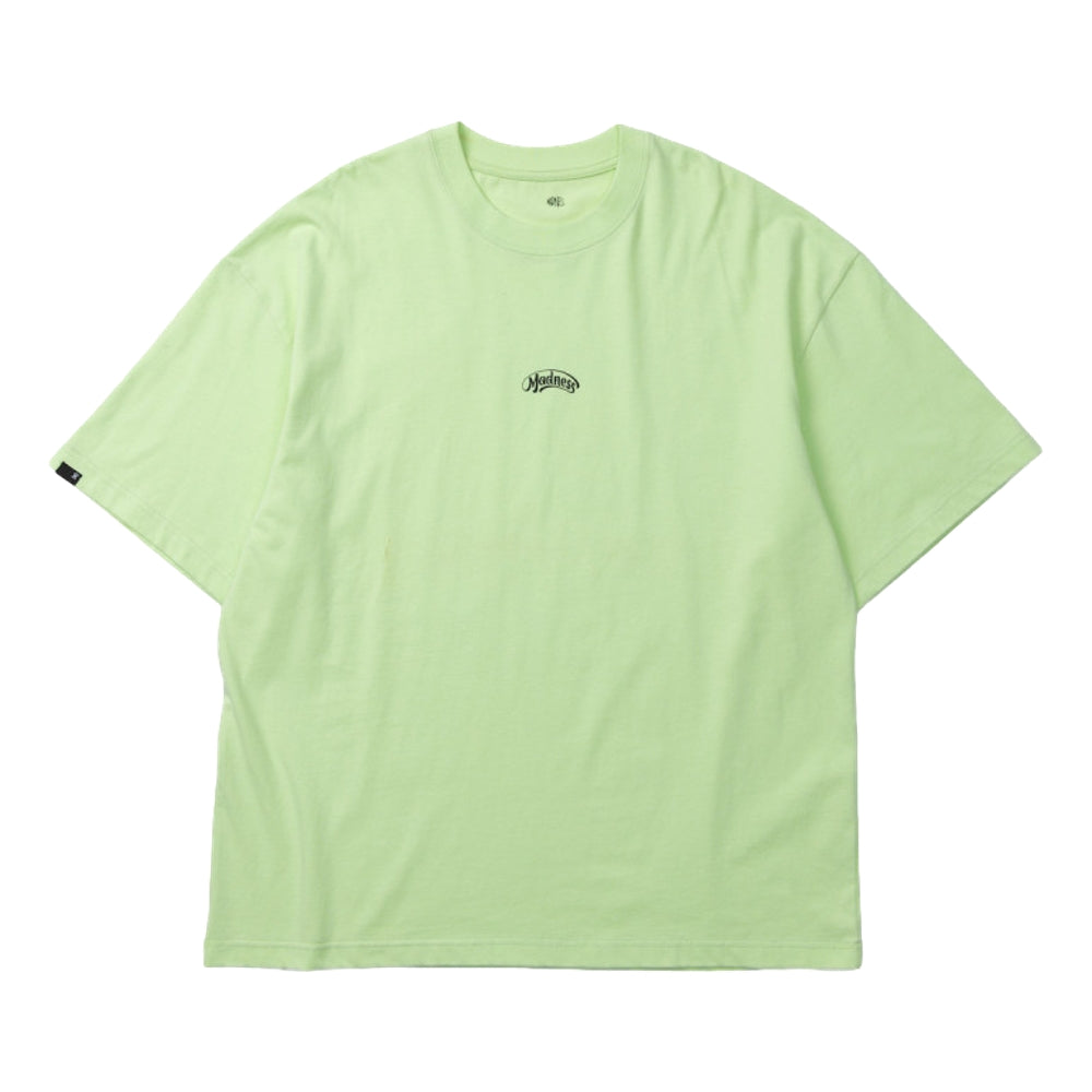 MADNESS GROOVY LOGO T-SHIRT-NEON GREEN