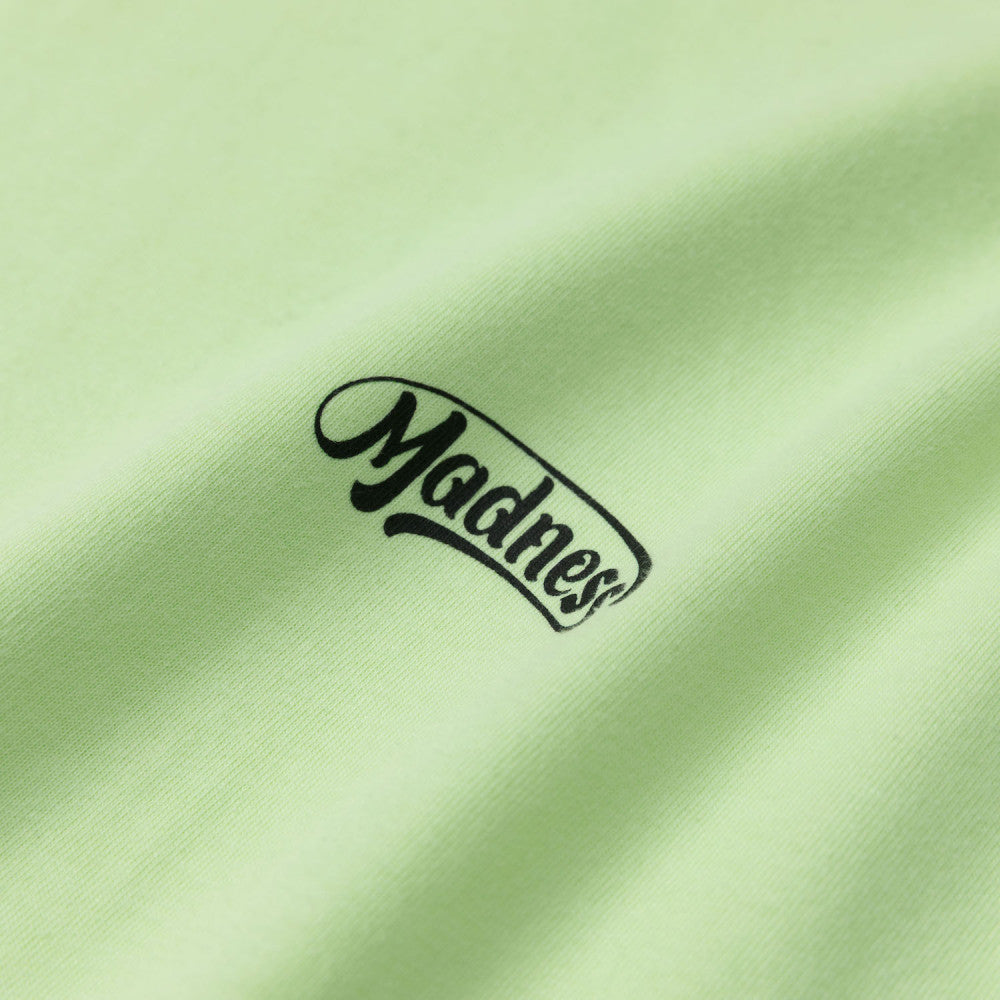 MADNESS GROOVY LOGO T-SHIRT-NEON GREEN