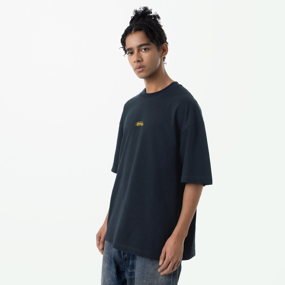 MADNESS GROOVY LOGO T-SHIRT-NAVY