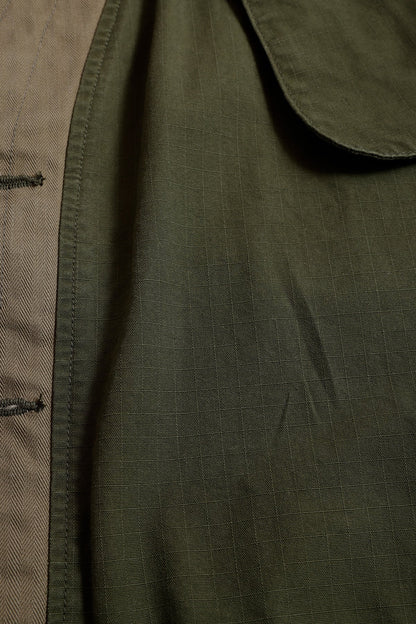 FUNDAMENTAL HAORI JUNGLE JACKET RINSE-KHAKI