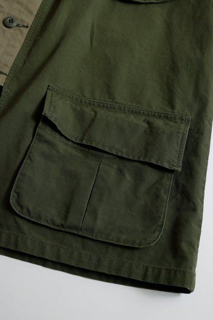 FUNDAMENTAL HAORI JUNGLE JACKET RINSE-KHAKI