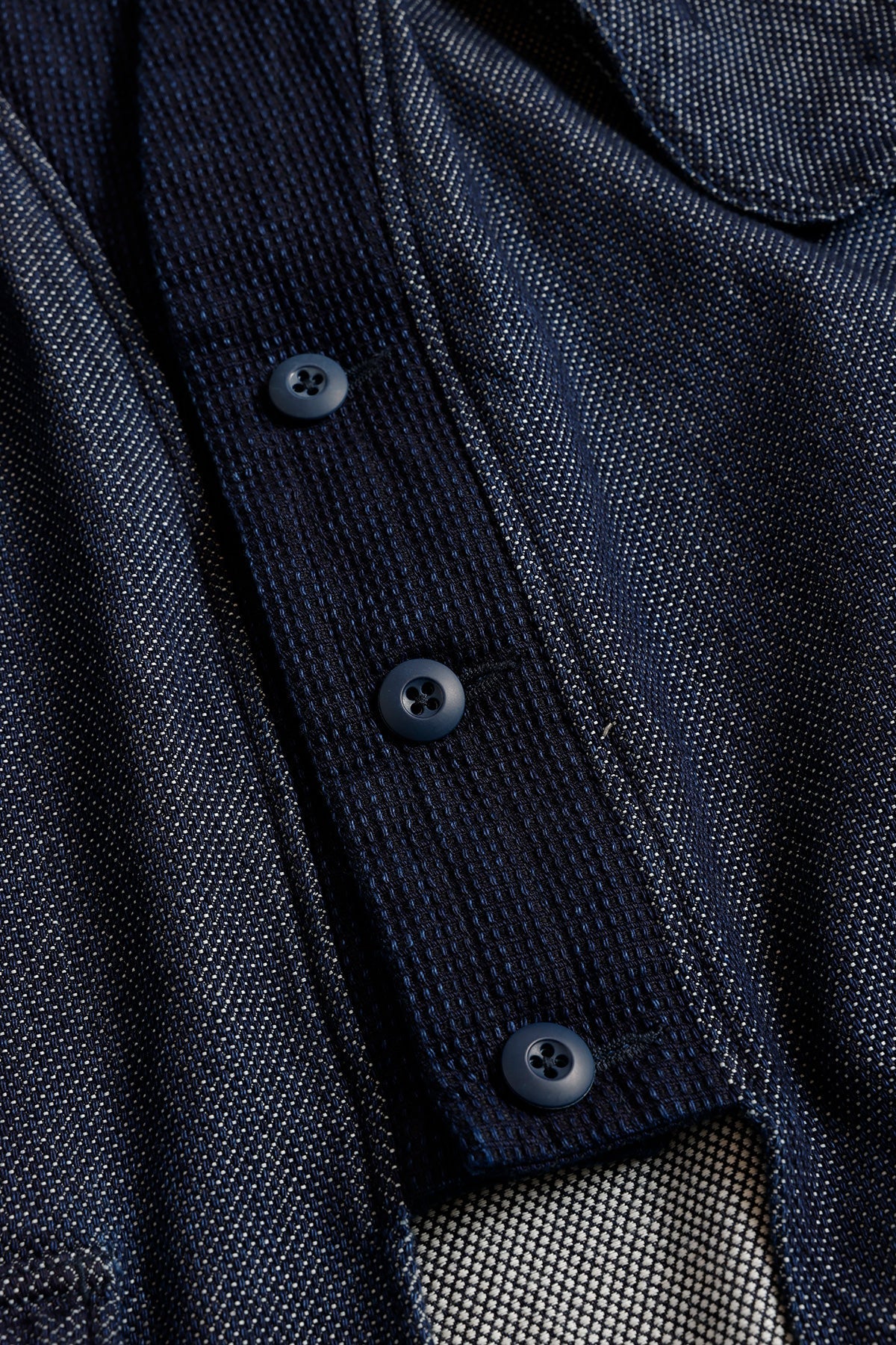 FUNDAMENTAL HAORI JUNGLE JACKET RINSE-INDIGO