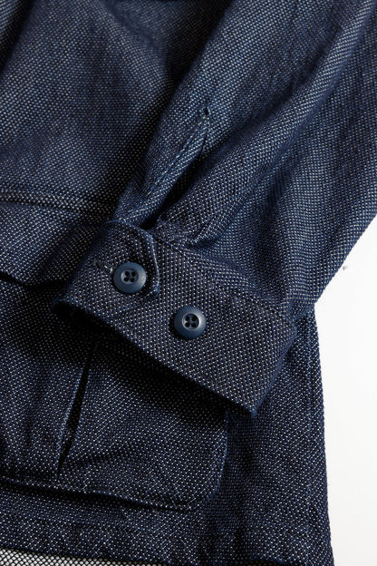 FUNDAMENTAL HAORI JUNGLE JACKET RINSE-INDIGO