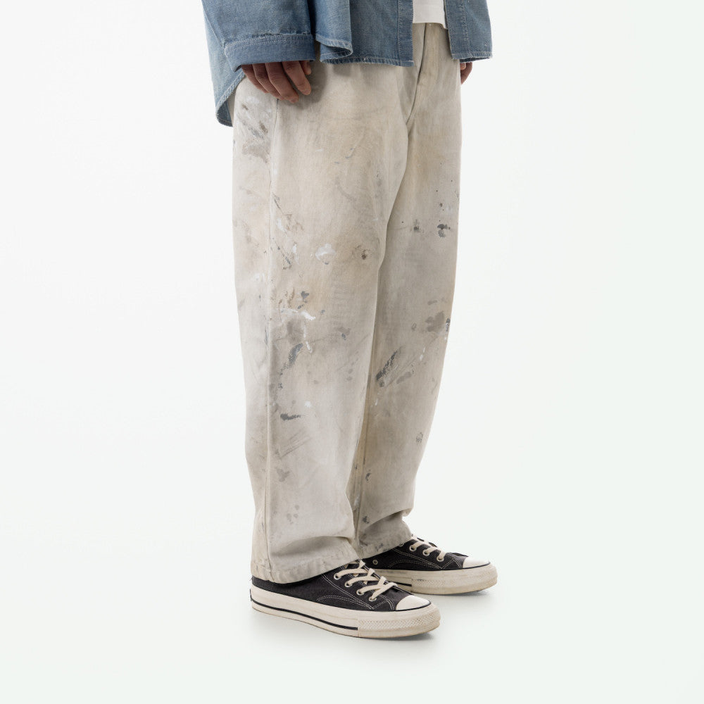 MADNESS HEAVY DUTY WORK PANTS (MADE IN JAPAN)-IVORY