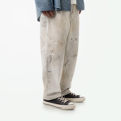 MADNESS HEAVY DUTY WORK PANTS (MADE IN JAPAN)-IVORY