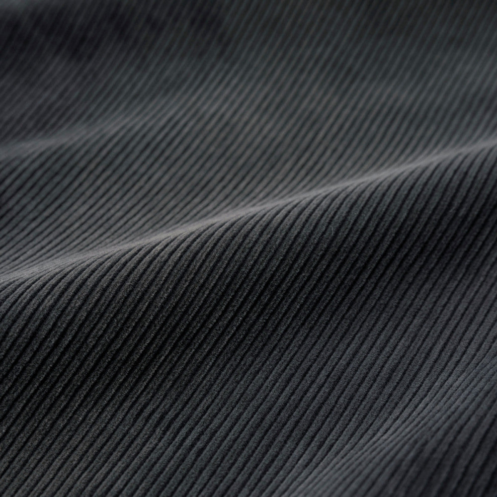 MADNESS HEAVY SELVAGE 10W-CORD WIDE PANTS (MADE IN JAPAN)-BLACK