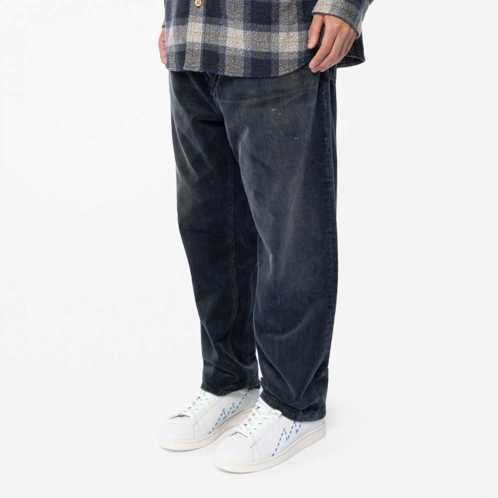 MADNESS HEAVY SELVAGE 10W-CORD WIDE PANTS (MADE IN JAPAN)-BLACK