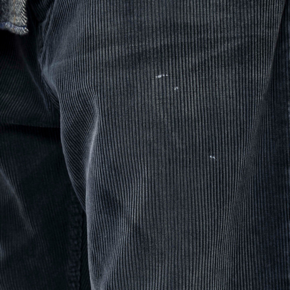 MADNESS HEAVY SELVAGE 10W-CORD WIDE PANTS (MADE IN JAPAN)-BLACK