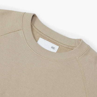 MADNESS HIGH COUNT RAGLAN LABEL SWEATSHIRT-BEIGE