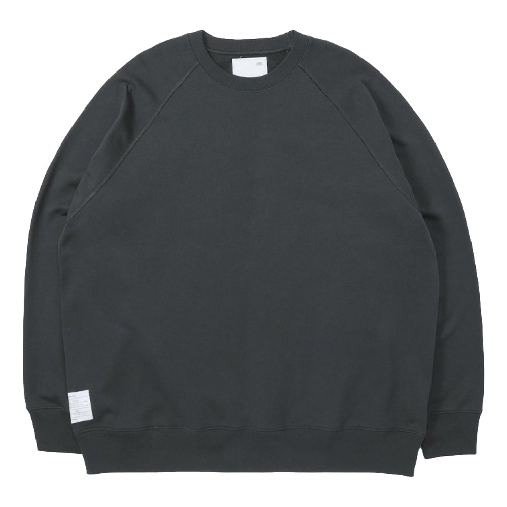 MADNESS HIGH COUNT RAGLAN LABEL SWEATSHIRT-CHARCOAL