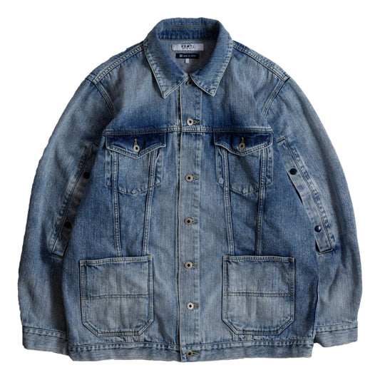 FUNDAMENTAL THIRD JACKET 3YR WASH-INDIGO