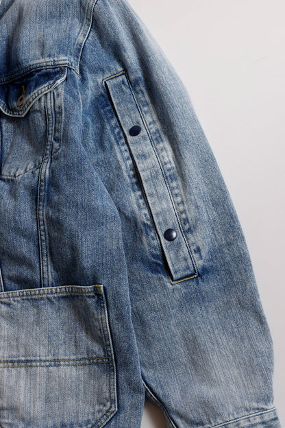 FUNDAMENTAL THIRD JACKET 3YR WASH-INDIGO
