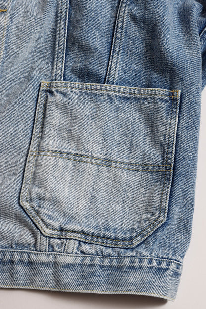 FUNDAMENTAL THIRD JACKET 3YR WASH-INDIGO
