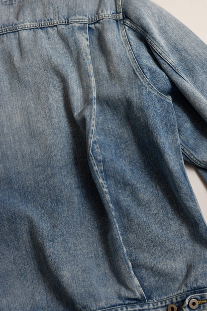 FUNDAMENTAL THIRD JACKET 3YR WASH-INDIGO