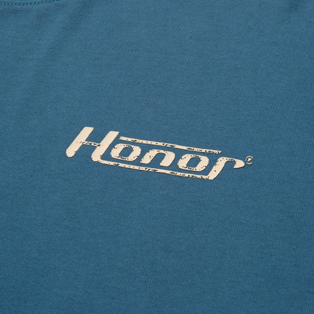 HONOR THE GIFT HONOR GLOBE LOGO TEE-BLUE