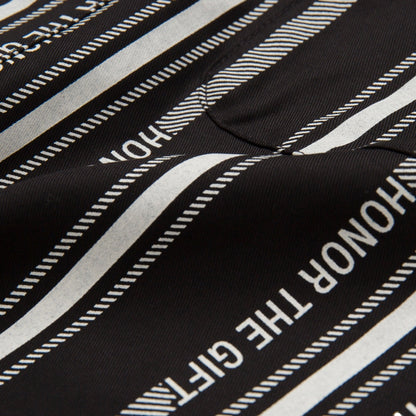 HONOR STRIPE BUTTON UP