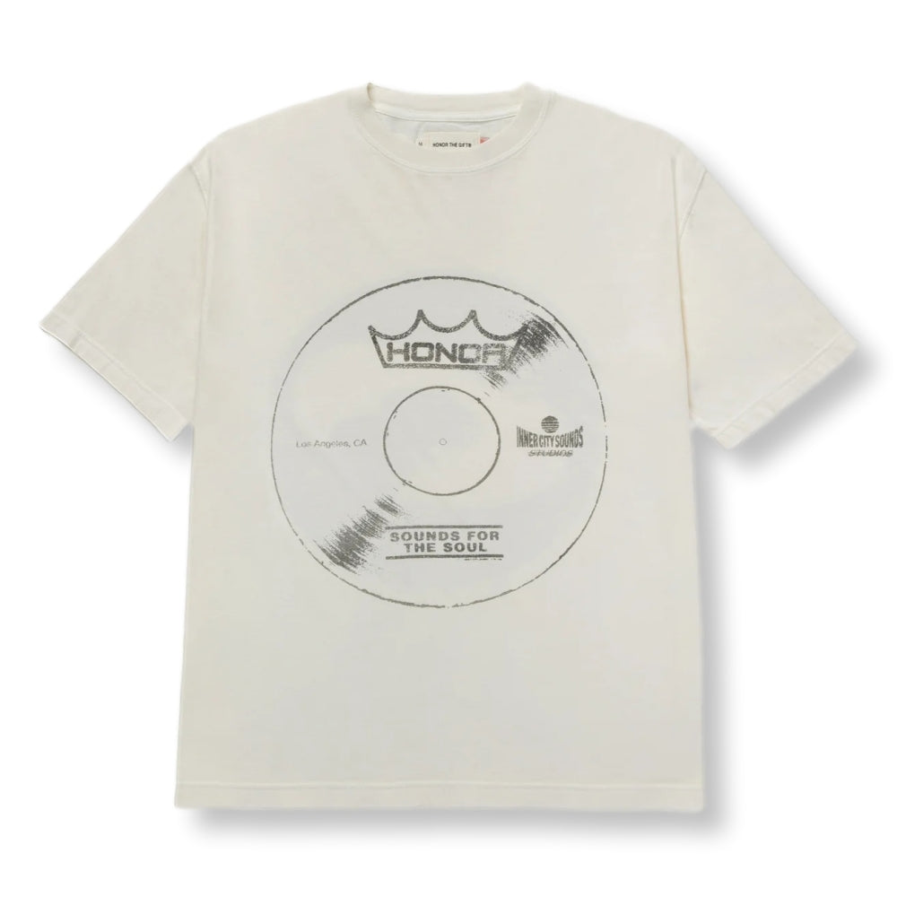 HONOR THE GIFT HONOR VINYL TEE-WHITE