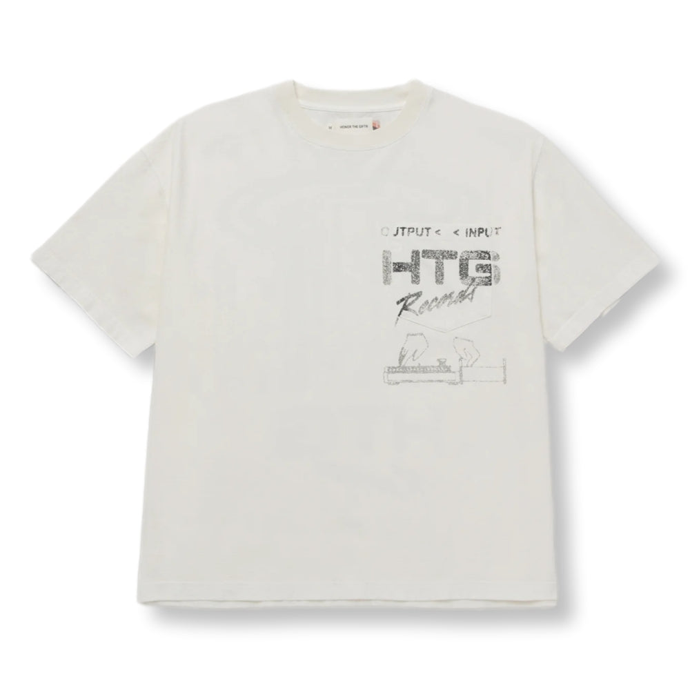 HONOR THE GIFT HTG RECORDS TEE-WHITE