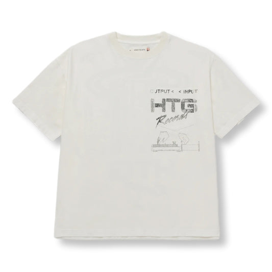 HONOR THE GIFT HTG RECORDS TEE-WHITE
