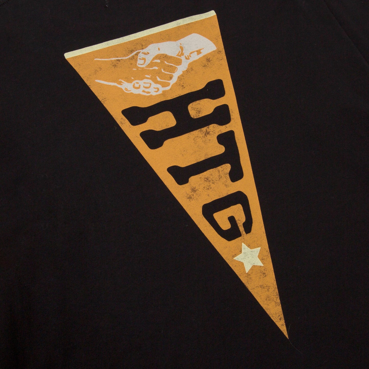 HONOR THE GIFT HTG SEAL LOGO LS TEE-BLACK