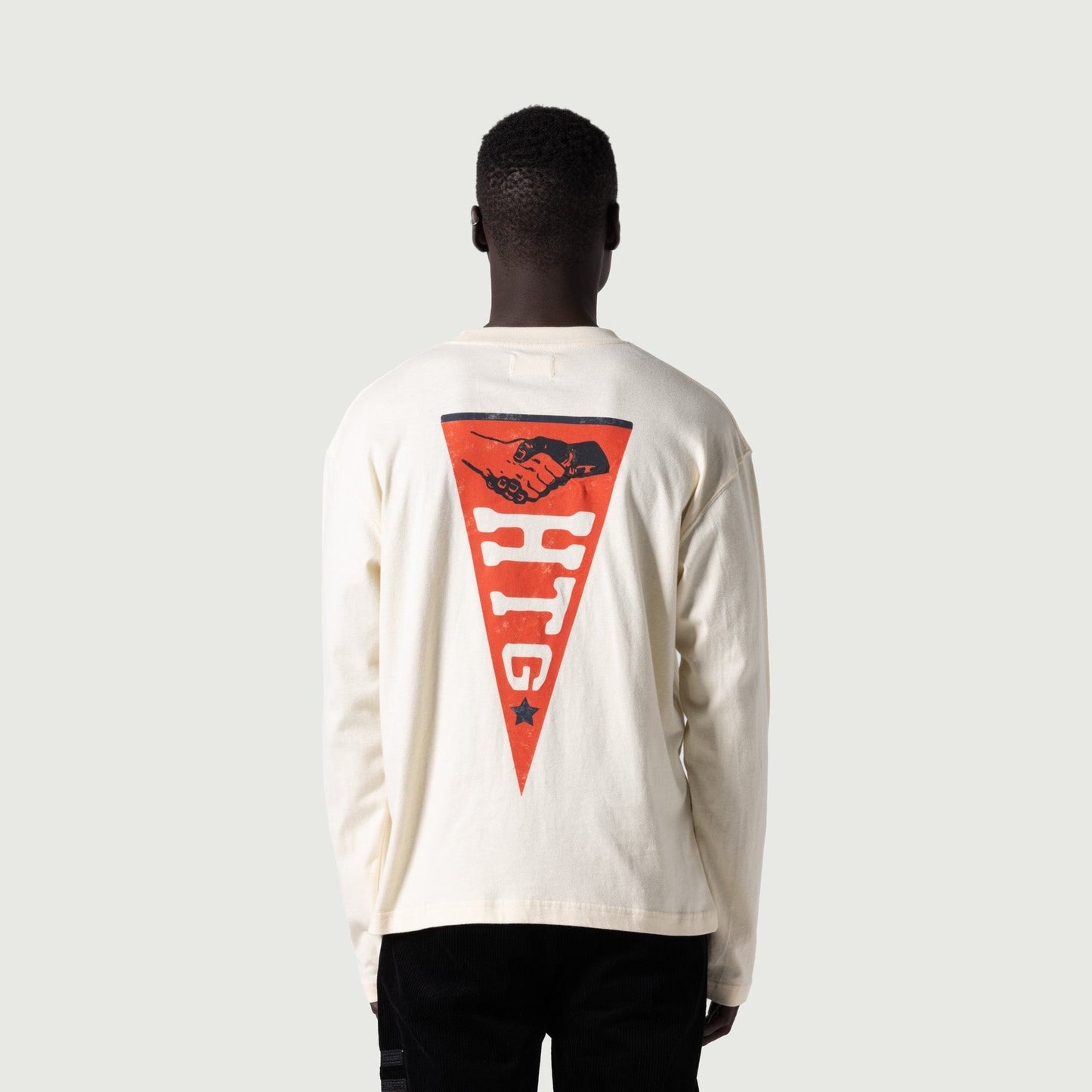 HONOR THE GIFT HTG SEAL LOGO LS TEE-BONE