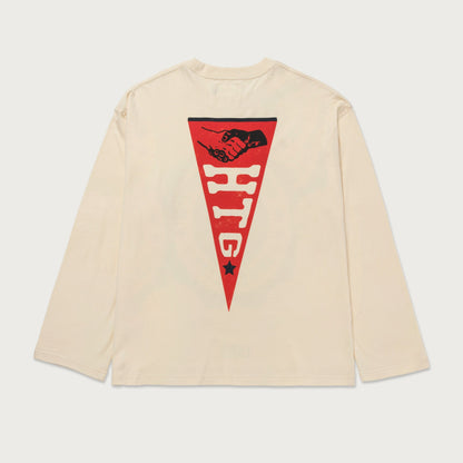 HONOR THE GIFT HTG SEAL LOGO LS TEE-BONE
