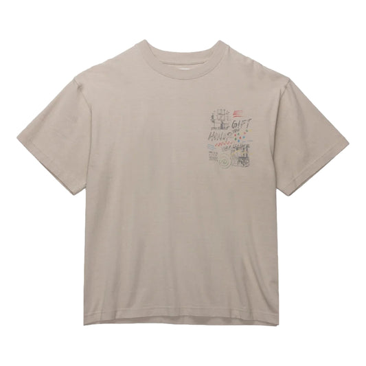 HONOR THE GIFT HTG VIBE HIGHER SS TEE-TAN