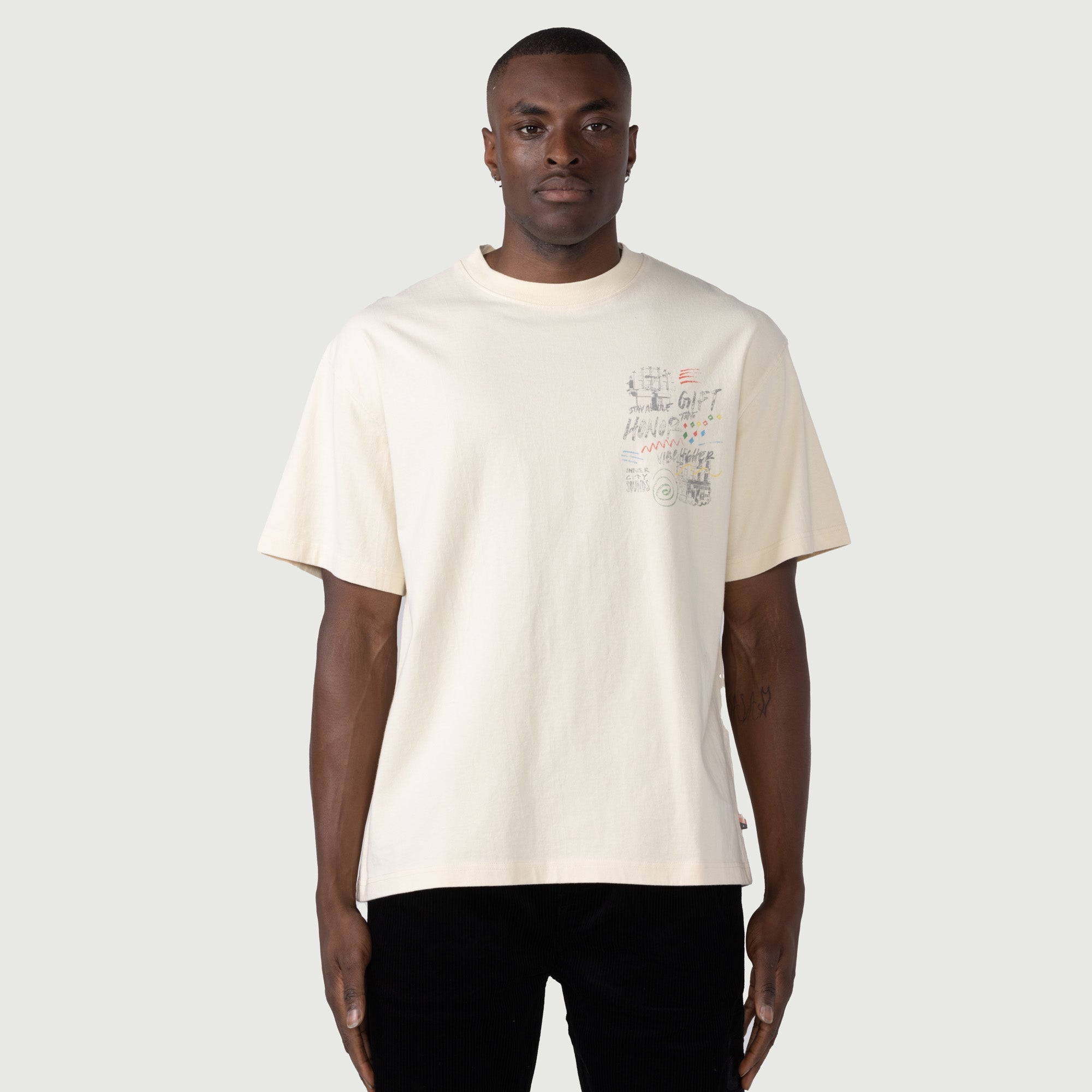 HONOR THE GIFT HTG VIBE HIGHER SS TEE-BONE