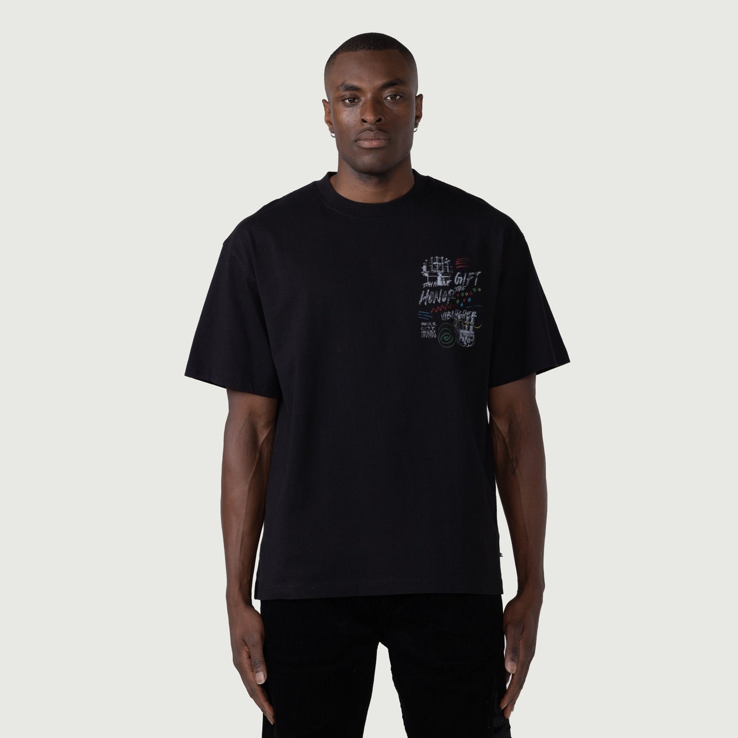 HONOR THE GIFT HTG VIBE HIGHER SS TEE-BLACK