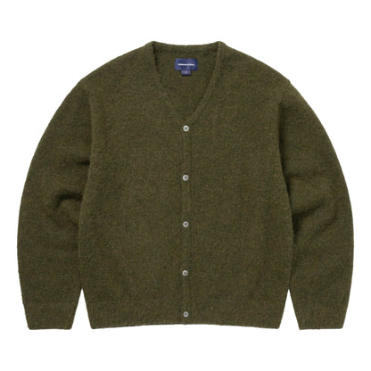 THIS IS NEVER THAT HAIRY KNIT CARDIGAN-OLIVE GREEN