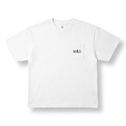 OPEN DIALOGUE X MADNESS PRINT TEE-WHITE