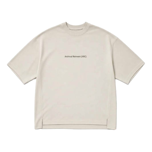 ARCHIVAL REINVENT ARC LOGO TEE-GREY