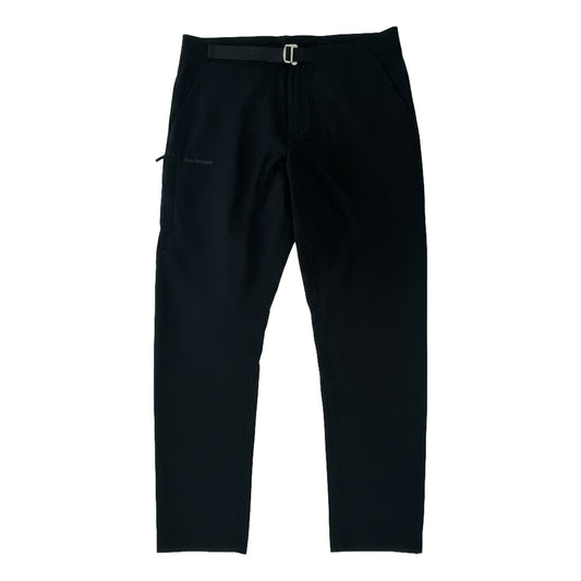 OPEN DIALOGUE ZIP POCKET PANTS-BLACK