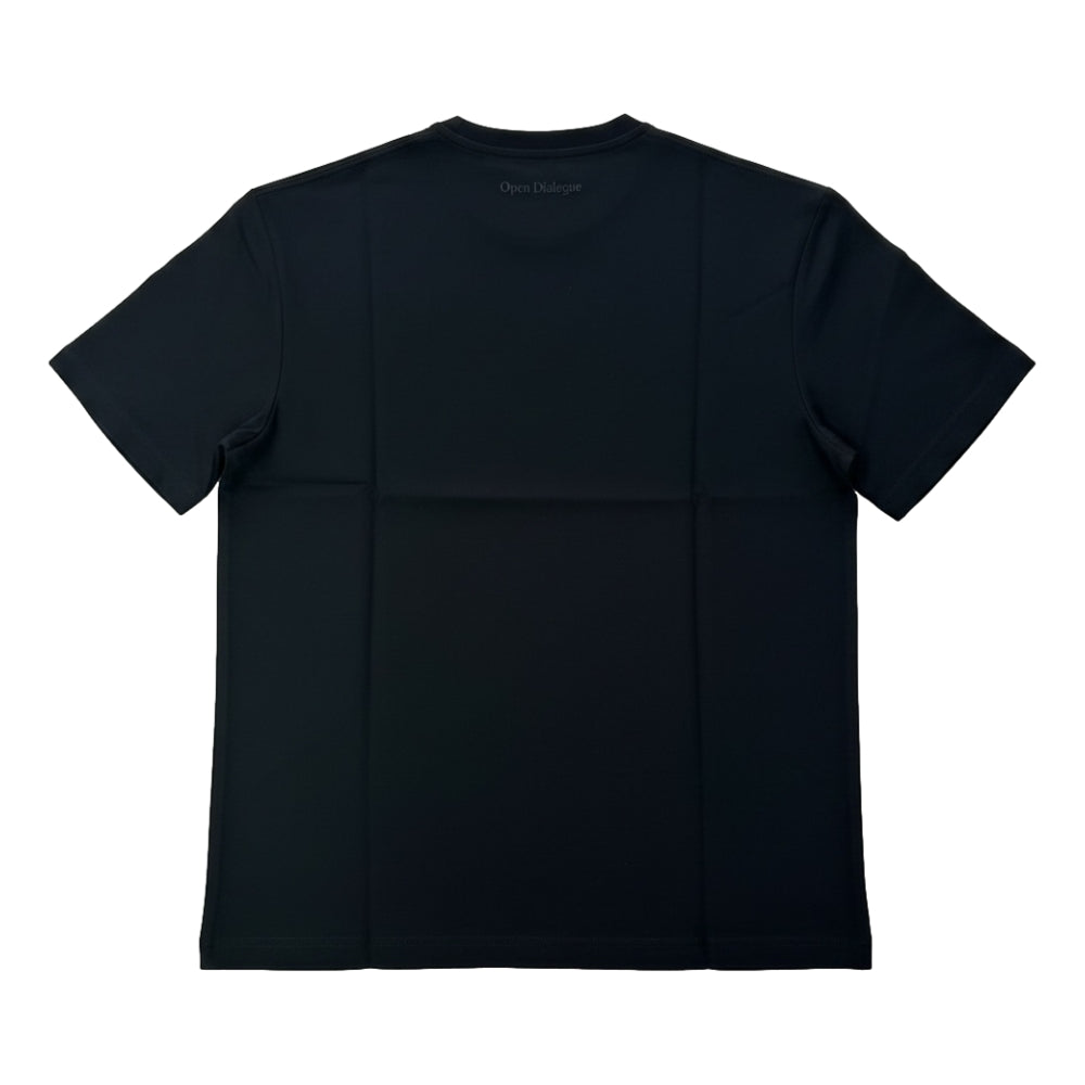 OPEN DIALOGUE SS TEE-BLACK