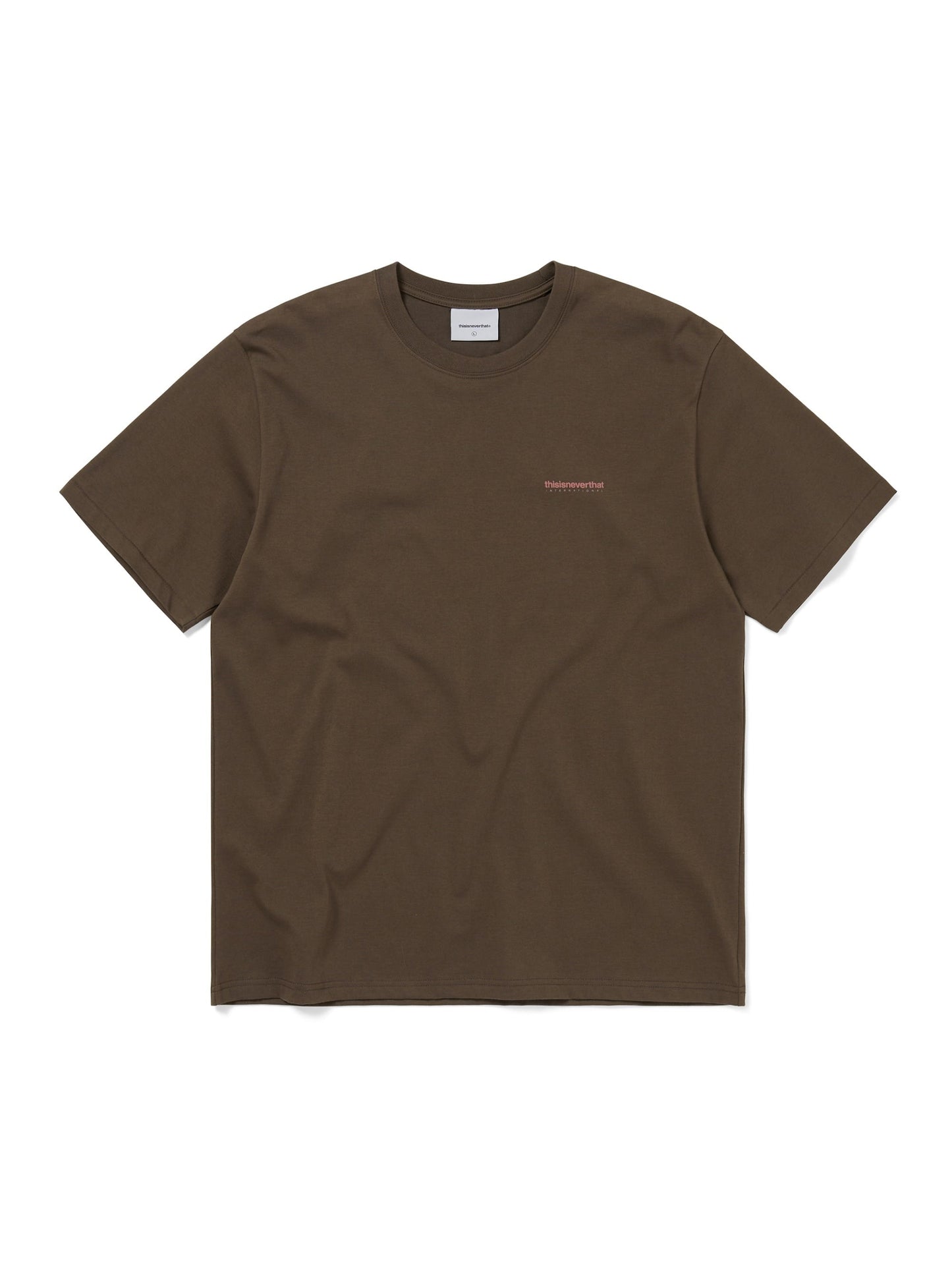 THIS IS NEVER THAT INTL. LOGO TEE-BROWN
