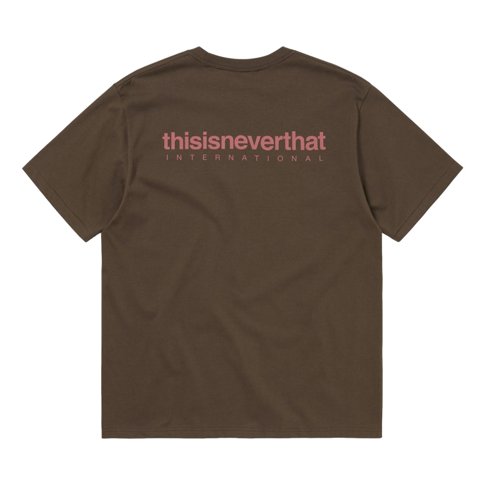 THIS IS NEVER THAT INTL. LOGO TEE-BROWN