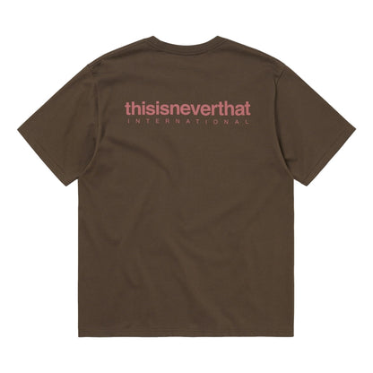 THIS IS NEVER THAT INTL. LOGO TEE-BROWN