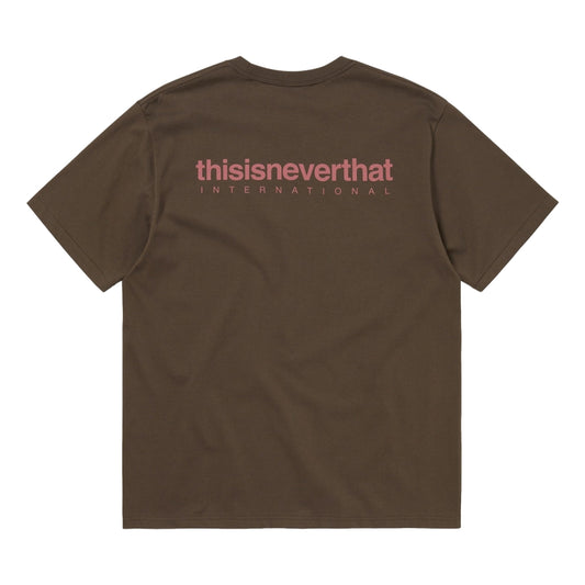 THIS IS NEVER THAT INTL. LOGO TEE-BROWN
