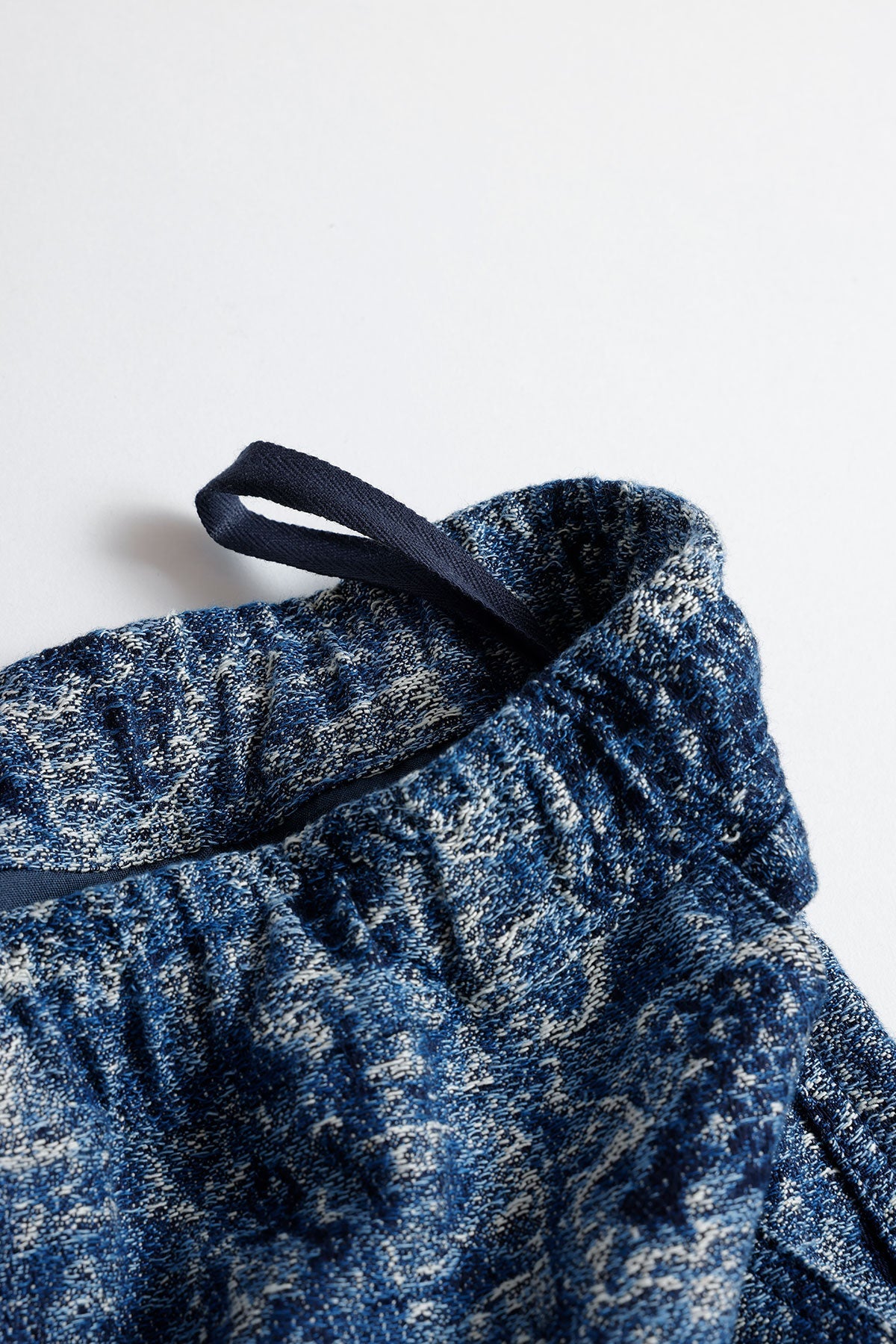 FUNDAMENTAL JACQUARD BORO SHORT PANTS-INDIGO