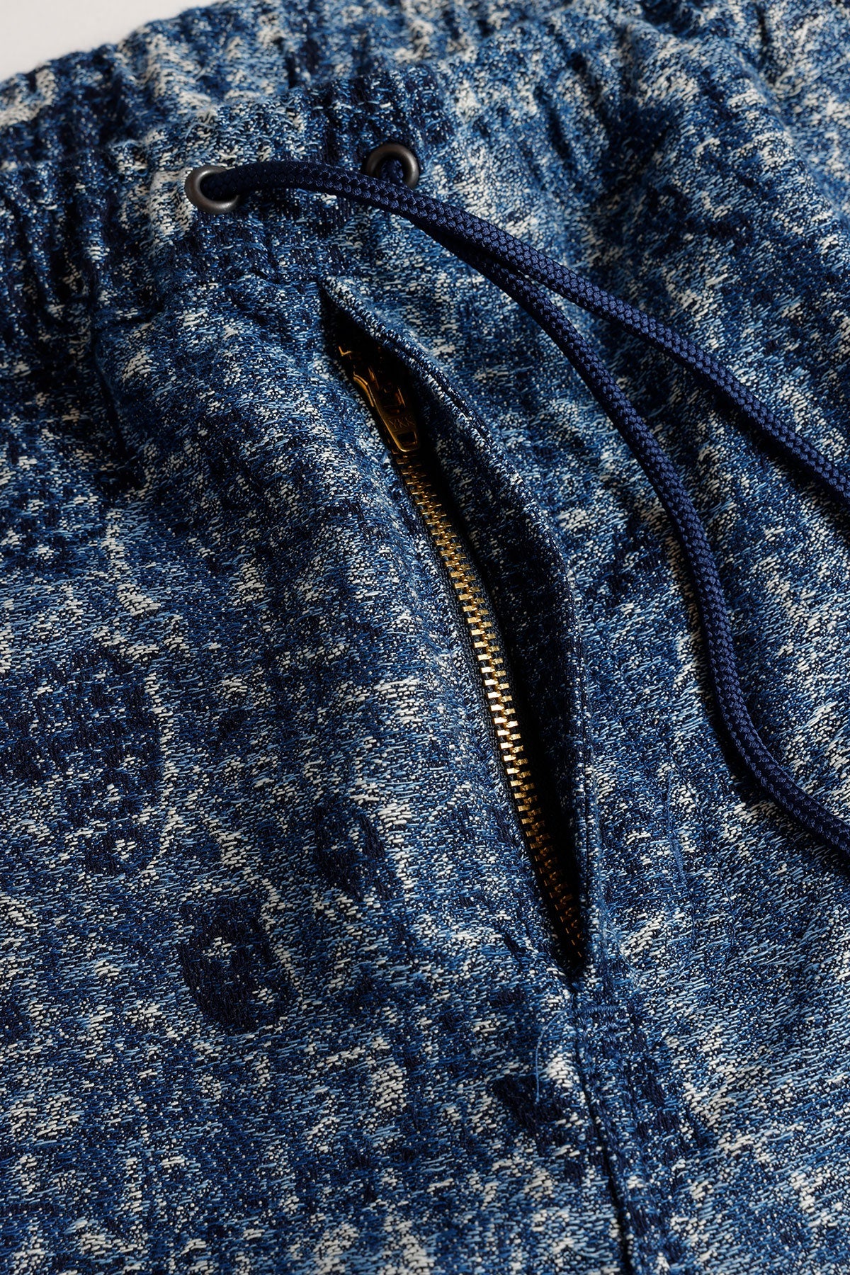 FUNDAMENTAL JACQUARD BORO SHORT PANTS-INDIGO