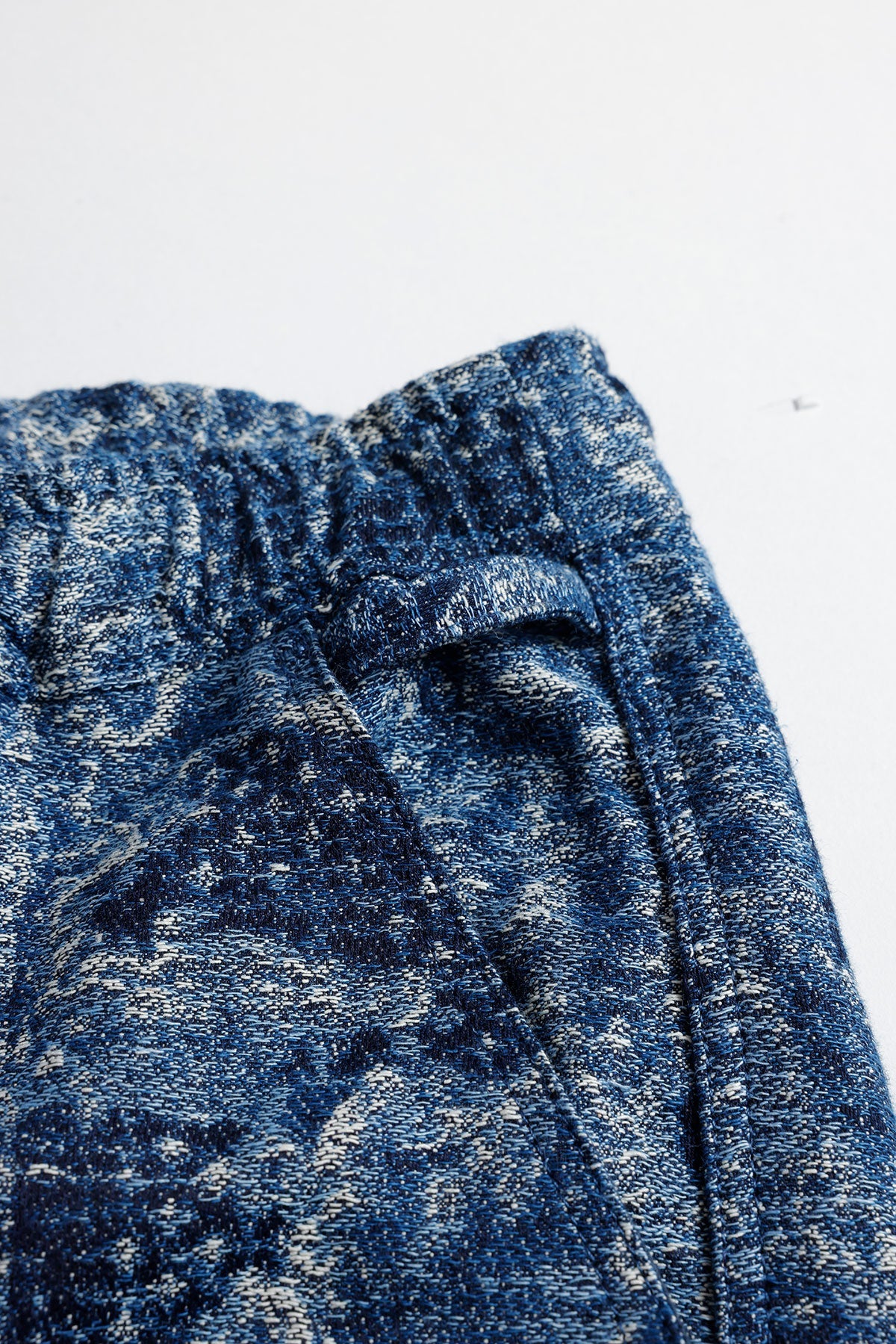 FUNDAMENTAL JACQUARD BORO SHORT PANTS-INDIGO