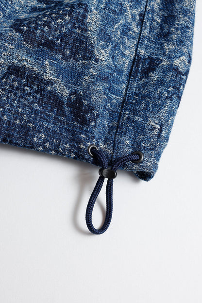 FUNDAMENTAL JACQUARD BORO SHORT PANTS-INDIGO