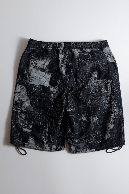FUNDAMENTAL JACQUARD BORO SHORT PANTS-BLUE GRAY